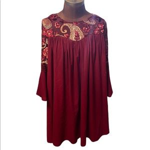 Sale‼️Altar’d state burgundy top